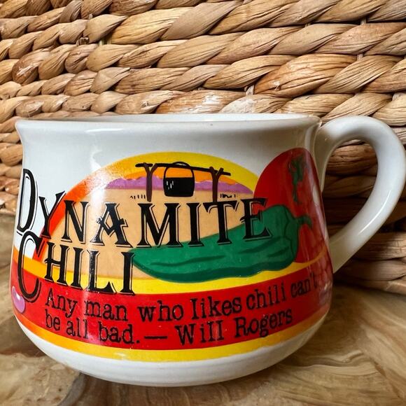 Dynamite Chili Vtg Handled Bowl - Picture 2 of 7